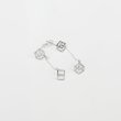 画像1: シンプルピアス　Korozen（こうろぜん）Mini Cube シルバーピアス Silver Silver925 Silver pierce ピアス Pierce シルバー シルバー925 シルバーアクセサリー (1)