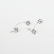 画像2: シンプルピアス　Korozen（こうろぜん）Mini Cube シルバーピアス Silver Silver925 Silver pierce ピアス Pierce シルバー シルバー925 シルバーアクセサリー (2)