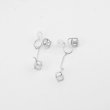 画像8: シンプルイヤリング　Aonibi（あおにび）Mini Cube シルバーイヤリング Silver Silver925 Silver earrings イヤリング Earring シルバー シルバー925 シルバーアクセサリー (8)