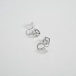 画像6: シンプルイヤリング　Byakuroku（びゃくろく）Cube シルバーイヤリング Silver Silver925 Silver earrings イヤリング Earring シルバー シルバー925 シルバーアクセサリー (6)