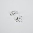 画像7: シンプルイヤリング　Byakuroku（びゃくろく）Cube シルバーイヤリング Silver Silver925 Silver earrings イヤリング Earring シルバー シルバー925 シルバーアクセサリー (7)