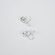 画像8: シンプルイヤリング　Byakuroku（びゃくろく）Cube シルバーイヤリング Silver Silver925 Silver earrings イヤリング Earring シルバー シルバー925 シルバーアクセサリー (8)