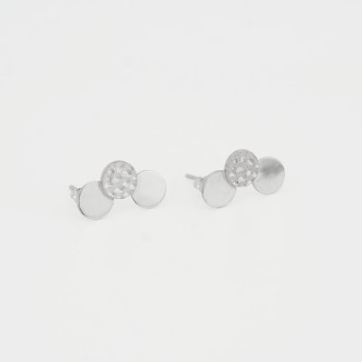 画像1: シンプルピアスAshita（あした）シルバーピアス Silver Silver925 Silver pierce ピアス Pierce シルバー シルバー925 シルバーアクセサリー