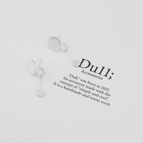 画像4: シンプルイヤリング Kizuna（きずな）シルバーイヤリング Silver Silver925 Silver earring イヤリング Earring シルバー シルバー925 2WAY (4)