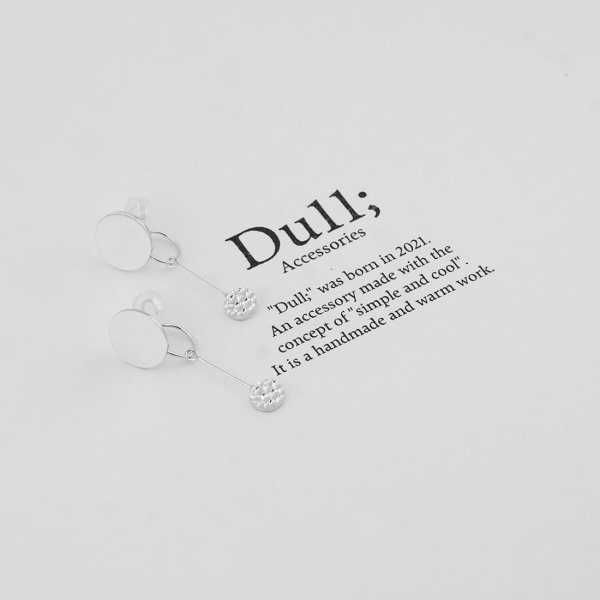 画像5: シンプルイヤリング Kizuna（きずな）シルバーイヤリング Silver Silver925 Silver earring イヤリング Earring シルバー シルバー925 2WAY (5)