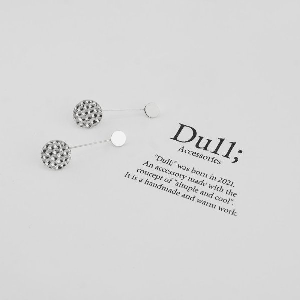 画像4: シンプルピアス　Kaede（かえで）槌目 シルバーピアス Silver Silver925 Silver pierce ピアス Pierce シルバー シルバー925 2WAY (4)