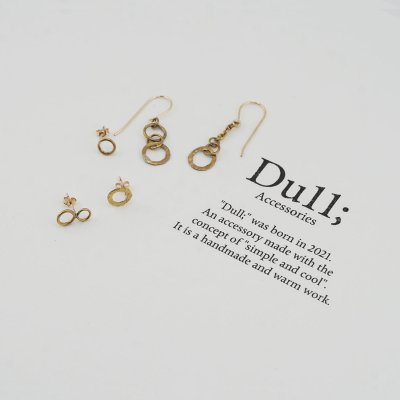 画像1: シンプルピアス　Sunezu（すねず）真鍮ピアス Brass セレクト pierce ピアス スタッド 片耳 フック