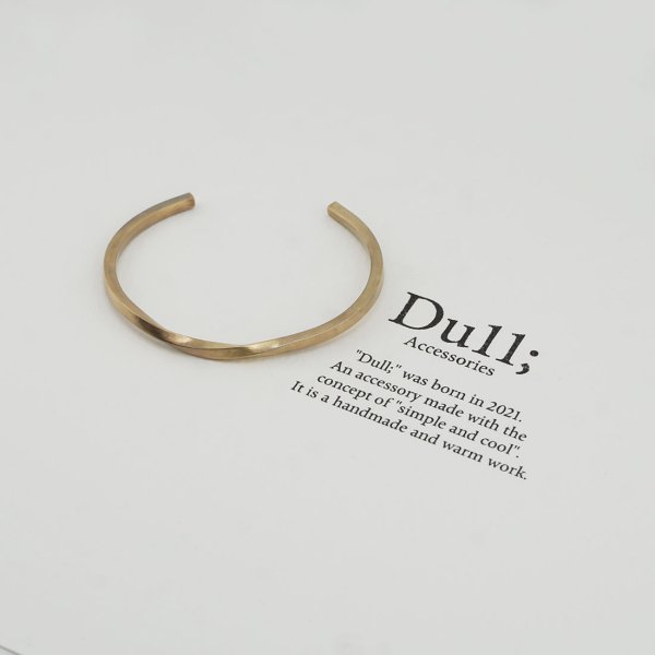 画像8: シンプル真鍮バングル Zansetu（ざんせつ） 真鍮バングル Brass  Brass Bangle バングル 真鍮 (8)