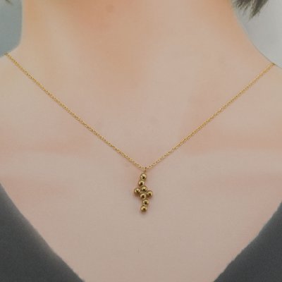 画像2: シンプルネックレス　Noushi（のうし）真鍮ネックレス 真鍮 Brass Brass necklace ネックレス necklace