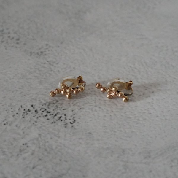 画像9: シンプルイヤリング　Seto（せと）真鍮イヤリング Brass 真鍮 Brass earring 真鍮アクセサリー イヤリング (9)