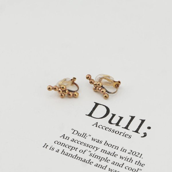 画像10: シンプルイヤリング　Seto（せと）真鍮イヤリング Brass 真鍮 Brass earring 真鍮アクセサリー イヤリング (10)