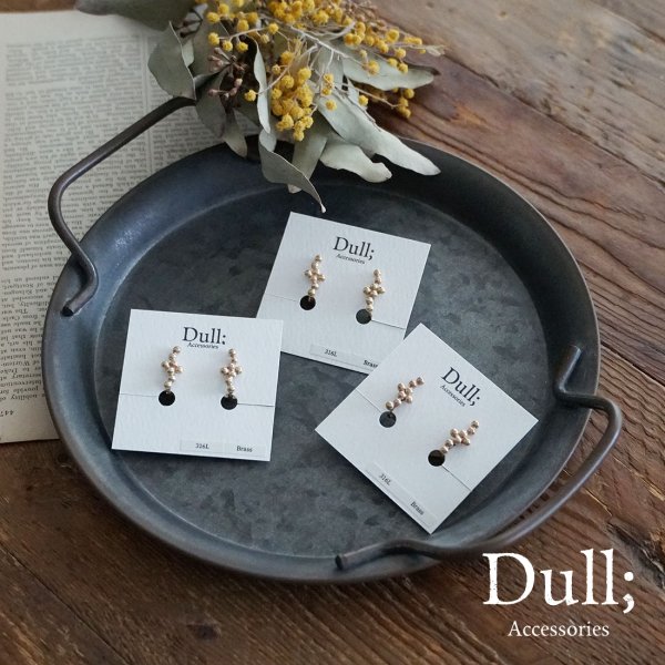 画像2: シンプルイヤリング　Seto（せと）真鍮イヤリング Brass 真鍮 Brass earring 真鍮アクセサリー イヤリング (2)