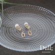 画像1: シンプルイヤリング Hanezu（はねず）真鍮イヤリング Brass earring イヤリング Earrings クリップ 14kgf (1)