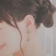 画像6: シンプルイヤリング Hanezu（はねず）真鍮イヤリング Brass earring イヤリング Earrings クリップ 14kgf (6)