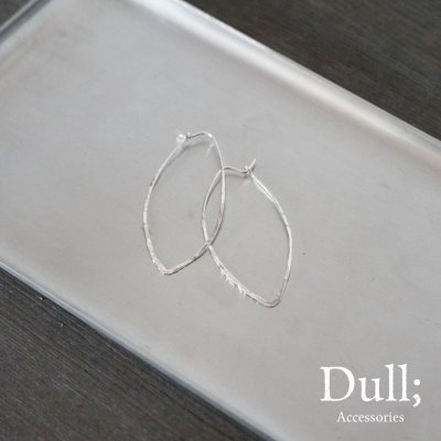 画像1: シンプルピアス　Suzuna（すずな）槌目 シルバーピアス Silver Silver950 Silver pierce ピアス Pierce シルバー シルバー950