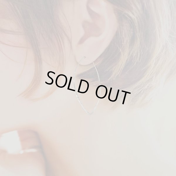 画像5: シンプルピアス　Suzuna（すずな）槌目 シルバーピアス Silver Silver950 Silver pierce ピアス Pierce シルバー シルバー950 (5)