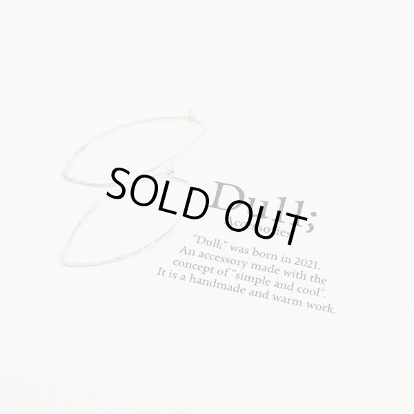 画像8: シンプルピアス　Suzuna（すずな）槌目 シルバーピアス Silver Silver950 Silver pierce ピアス Pierce シルバー シルバー950 (8)