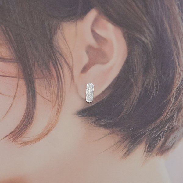 画像7: シンプルピアス　Unkai（うんかい）シルバーピアス Silver950 Silver pierce ピアス Pierce スタッド (7)