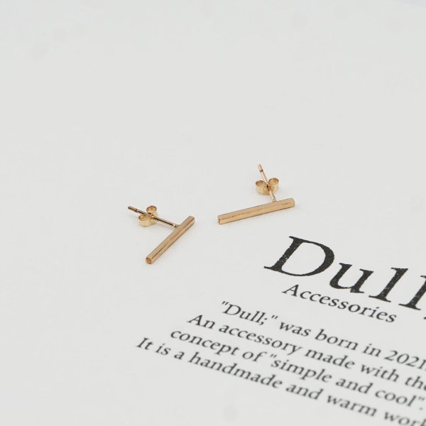 画像11: シンプルピアスUsu（うす）14kgfピアス 14kgf 14金ゴールドフィールド 14kgfアクセサリー (11)