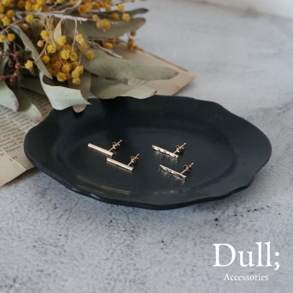 画像2: シンプルピアスUsu（うす）14kgfピアス 14kgf 14金ゴールドフィールド 14kgfアクセサリー (2)