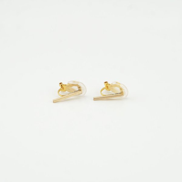 画像10: シンプルイヤリングKenage（けなげ）14kgfイヤリング 14kgf 14金ゴールドフィールド クリップイヤリング Earring (10)