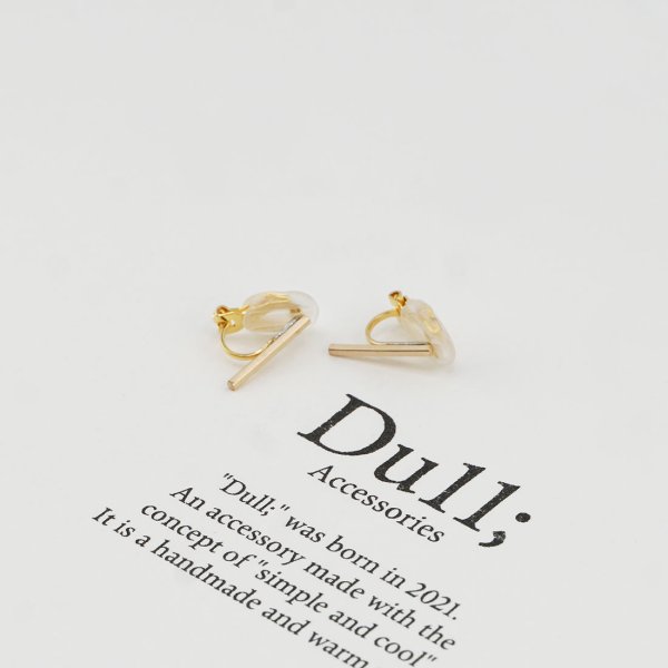 画像12: シンプルイヤリングKenage（けなげ）14kgfイヤリング 14kgf 14金ゴールドフィールド クリップイヤリング Earring (12)