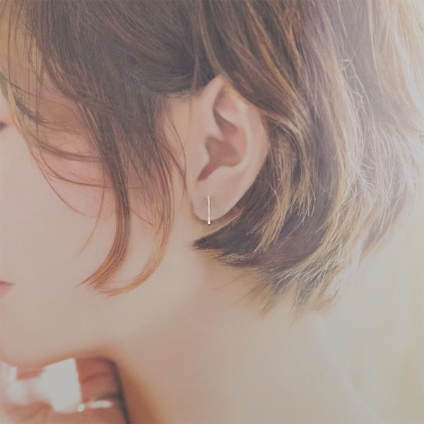 画像8: シンプルイヤリングKenage（けなげ）14kgfイヤリング 14kgf 14金ゴールドフィールド クリップイヤリング Earring (8)