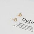 画像9: シンプルピアス Sumi （すみ）真鍮ピアス Brass 14kgf pierce ピアス ポスト (9)