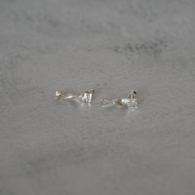 画像3: シンプルピアスKusawake（くさわけ）Silverピアス Silver950 シルバーピアス Silver925 pierce ピアス ポスト