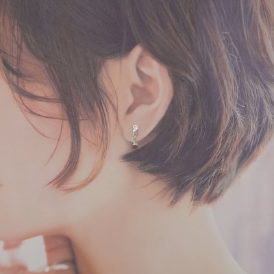 画像2: シンプルピアスKusawake（くさわけ）Silverピアス Silver950 シルバーピアス Silver925 pierce ピアス ポスト