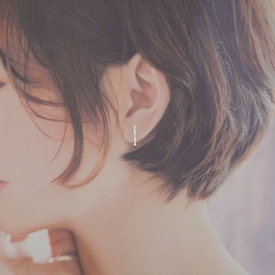 画像2: シンプルピアスKomachi（こまち）Silverピアス Silver950 シルバーピアス Silver925 pierce ピアス ポストド クリップイヤリング Earring