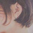 画像8: シンプルピアスKomachi（こまち）Silverピアス Silver950 シルバーピアス Silver925 pierce ピアス ポストド クリップイヤリング Earring (8)