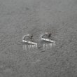 画像10: シンプルイヤリング Nyubai(にゅうばい)シルバーイヤリング Silver950 シルバー クリップイヤリング Earring (10)