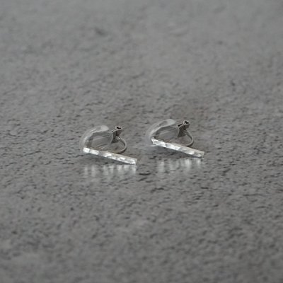 画像3: シンプルイヤリング Nyubai(にゅうばい)シルバーイヤリング Silver950 シルバー クリップイヤリング Earring
