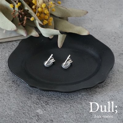 画像1: シンプルイヤリング Nyubai(にゅうばい)シルバーイヤリング Silver950 シルバー クリップイヤリング Earring