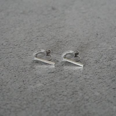 画像3: シンプルイヤリング Mangekyo（まんげきょう）シルバーイヤリング Silver950 シルバー クリップイヤリング Earring