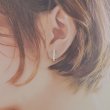 画像8: シンプルイヤリング Mangekyo（まんげきょう）シルバーイヤリング Silver950 シルバー クリップイヤリング Earring (8)