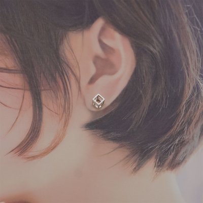画像2: シンプルピアス Jyoheki（じょうへき）シルバーピアス Silver925 pierce ピアス ポスト