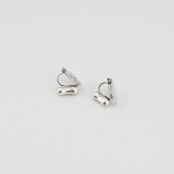 画像8: シンプルイヤリングMatuba(まつば)シルバーイヤリング Silver925 シルバー クリップイヤリング Earring (8)