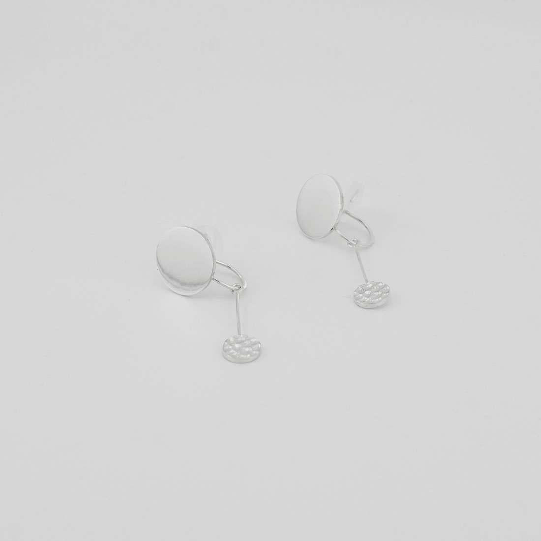 シンプルイヤリング Kizuna（きずな）シルバーイヤリング Silver Silver925 Silver earring イヤリング Earring シルバー シルバー925 2WAY